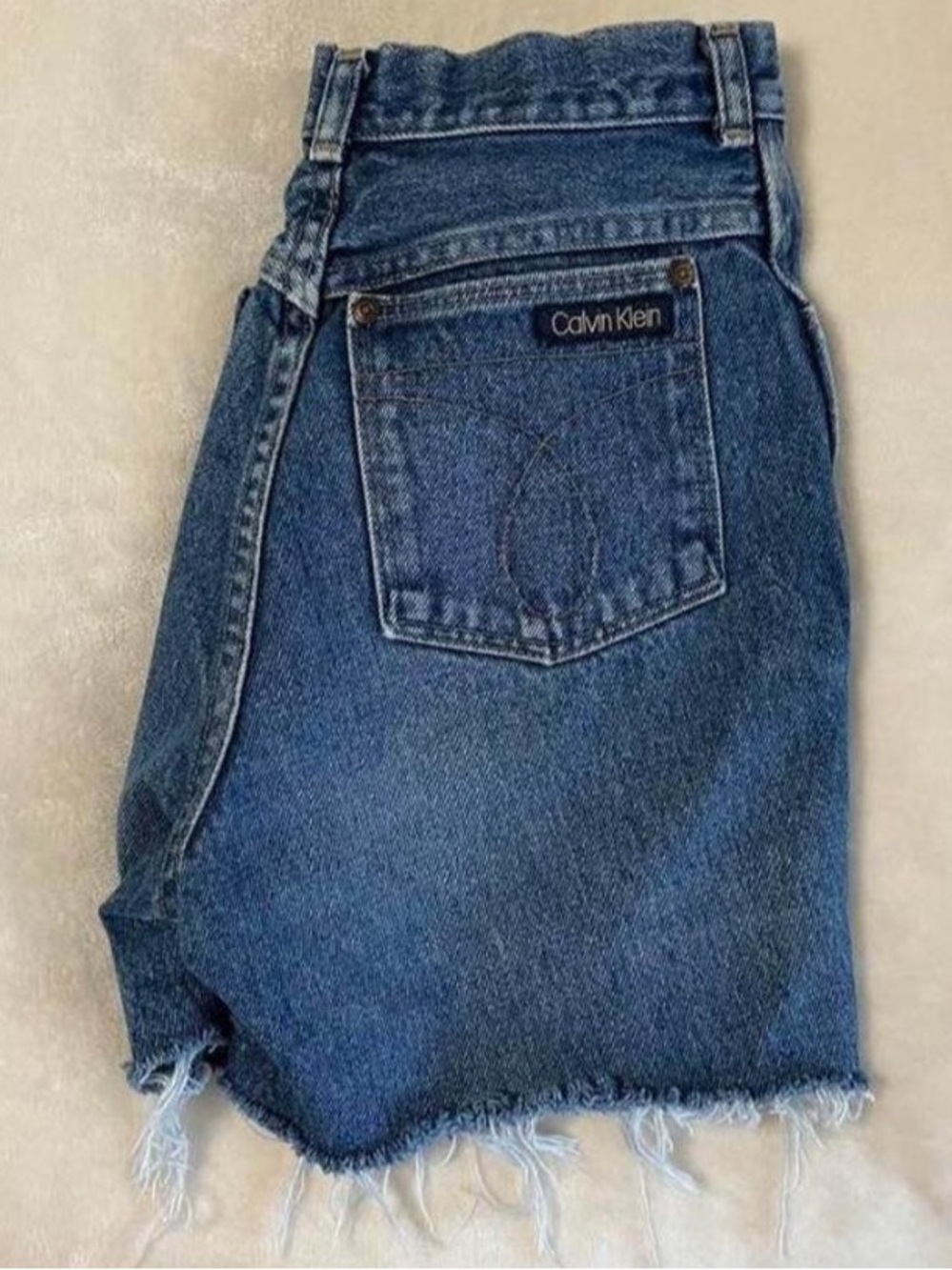 Vintage Calvin Klein Denim shorts in Blue Wash